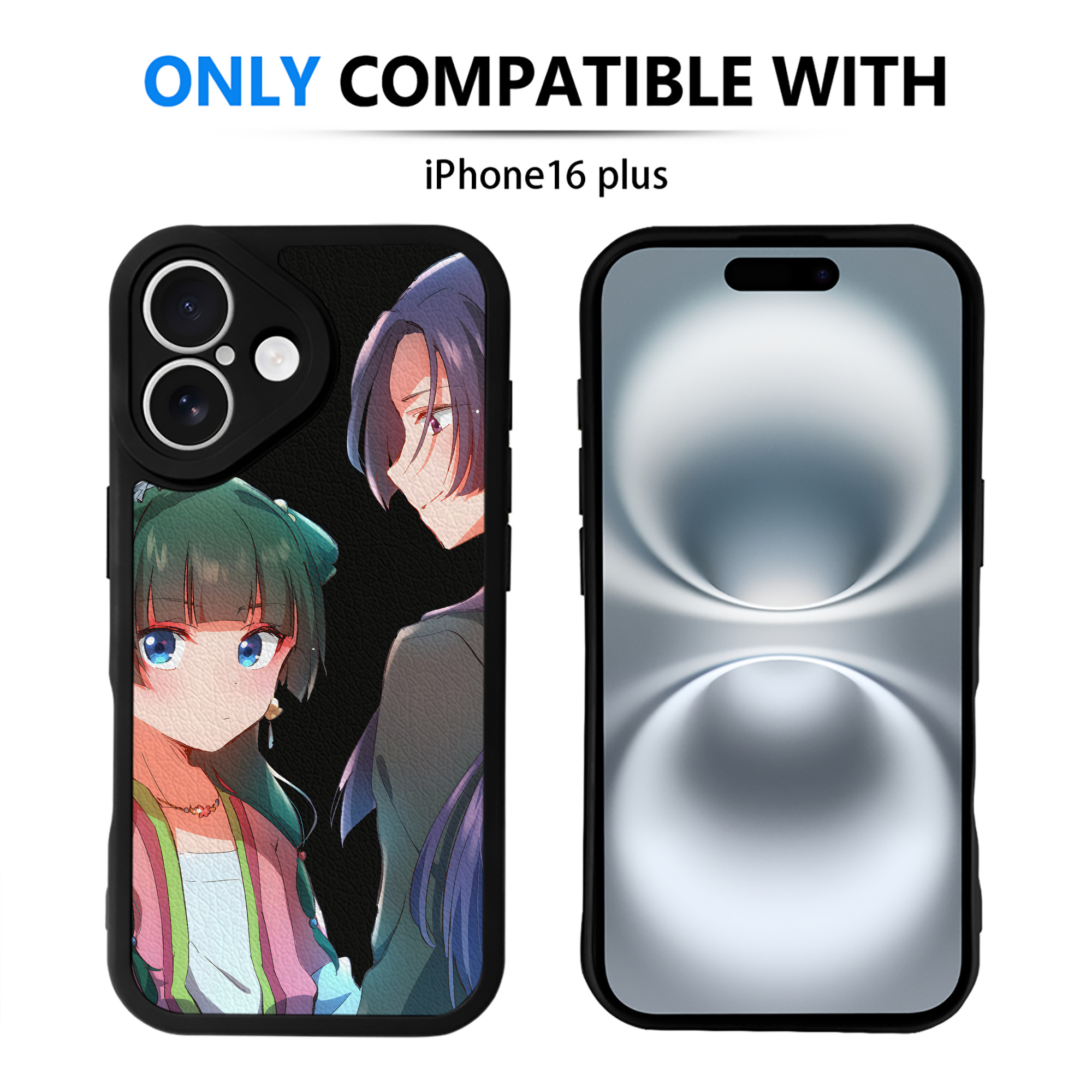 （画像用） 薬屋のひとりごと The Apothecary Diaries 【iPhone 16シリーズ対応】シリコンスマホケース（レザー調） 材質：シリコン